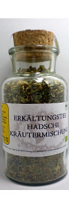 Erkältungstee Hadschi Bio im Korkenglas