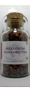 Früchtetee Schokobutten im Korkenglas